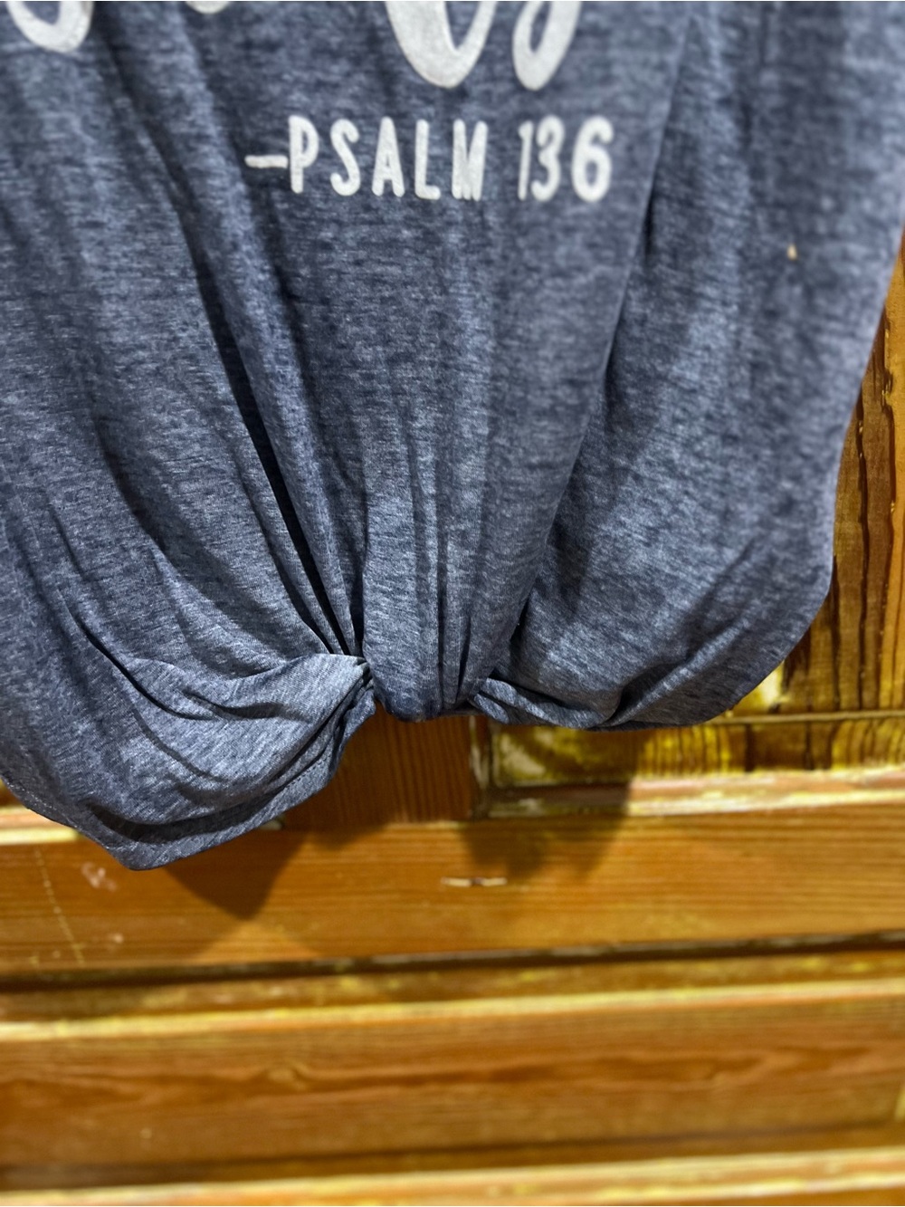 Joei & I Blue 'His Love Never Fails' Short-Sleeve Graphic Tee - Picture 4 of 7